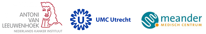 Logo's van het AvL, UMCUtrecht en Meander MC