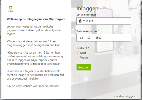 Online afspraak maken bloedafname - Tergooi MC