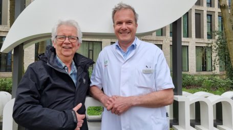 Patiënt René Taling en oncoloog dr. Pieter van den Berg doen mee aan de LoveLife Run