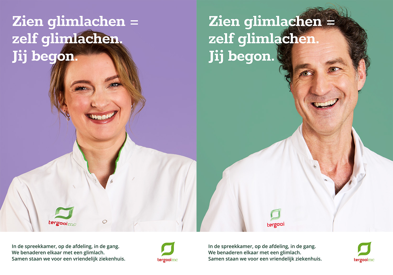 Een glimlach maakt het ziekenhuis prettiger voor iedereen Een glimlach maakt het ziekenhuis prettiger voor iedereen