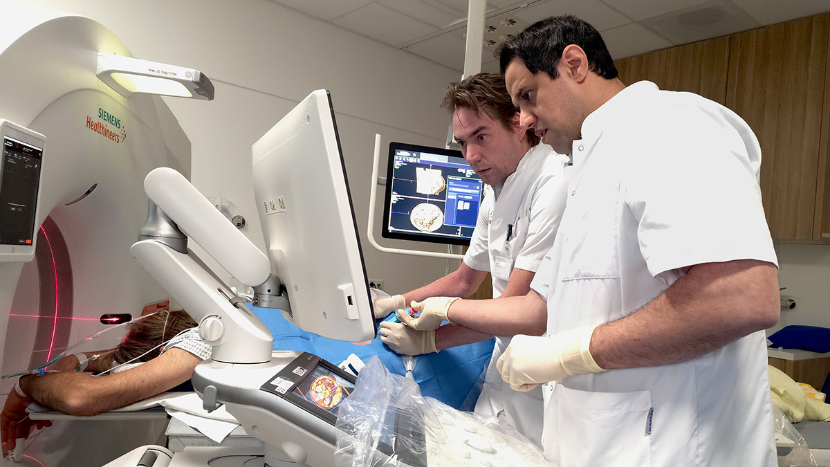 Nieuwe stap vooruit: niertumor behandeld met radiofrequente ablatie Nieuwe stap vooruit: niertumor behandeld met radiofrequente ablatie